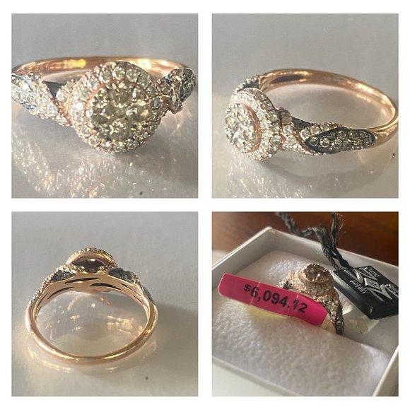 Chocolate Diamond Ring by La Vian - Picture 3 of 4